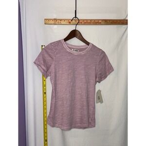 Grey State Women's Pink Cotton Short Sleeve Crew Neck T‎ Shirt Size XS